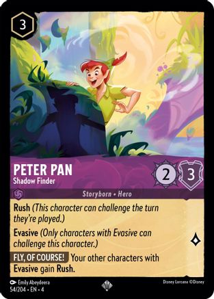 Peter Pan - Shadow Finder (54/204) [Ursulas Return] - Deck Out Gaming