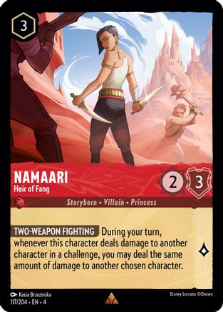 Namaari - Heir of Fang (117/204) [Ursulas Return] - Deck Out Gaming