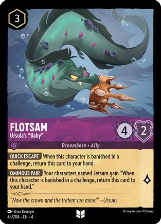 Flotsam - Ursula's "Baby" (43/204) [Ursulas Return] - Deck Out Gaming