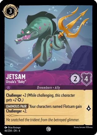 Jetsam - Ursula's "Baby" (46/204) [Ursulas Return] Cold Foil - Deck Out Gaming