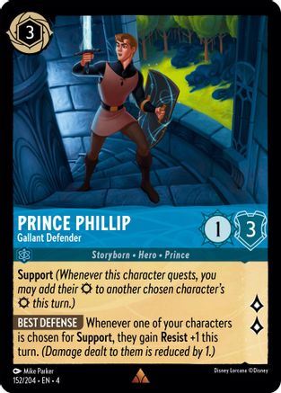 Prince Phillip - Gallant Defender (152/204) [Ursulas Return] - Deck Out Gaming