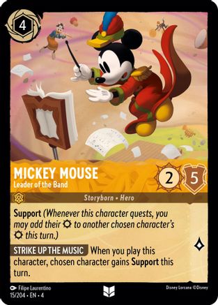 Mickey Mouse - Leader of the Band (15/204) [Ursulas Return] - Deck Out Gaming