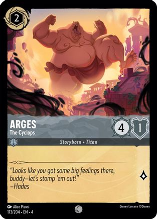 Arges - The Cyclops (173/204) [Ursulas Return] - Deck Out Gaming