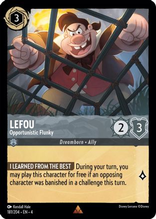 LeFou - Opportunistic Flunky (181/204) [Ursulas Return] - Deck Out Gaming