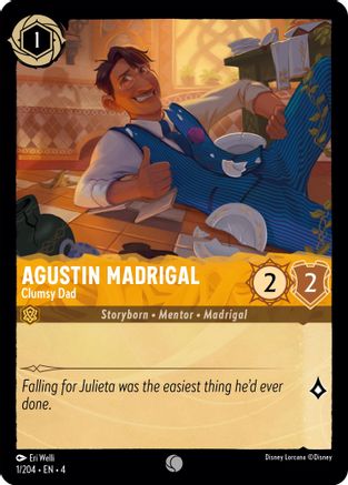 Agustin Madrigal - Clumsy Dad (1/204) [Ursulas Return] - Deck Out Gaming