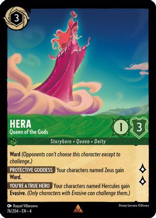 Hera - Queen of the Gods (76/204) [Ursulas Return] - Deck Out Gaming