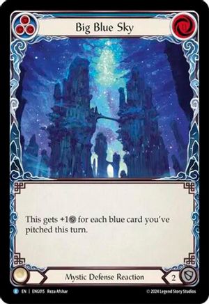 Big Blue Sky (ENG015) [Blitz Deck: Part the Mistveil - Enigma] - Deck Out Gaming