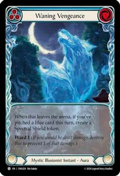 Waning Vengeance (Blue) (ENG024) [Blitz Deck: Part the Mistveil - Enigma] - Deck Out Gaming