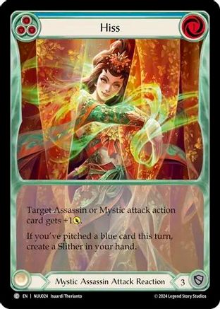 Hiss (Blue) (NUU024) [Blitz Deck: Part the Mistveil - Nuu] - Deck Out Gaming
