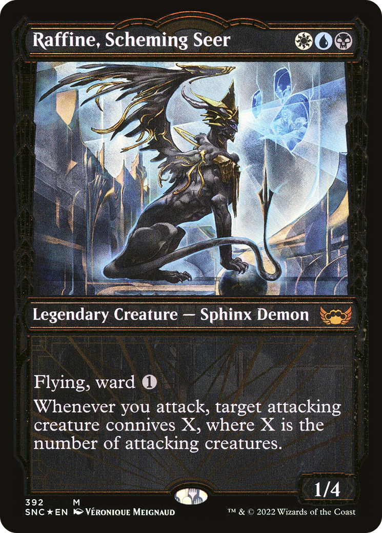 Raffine, Scheming Seer (Gilded Foil) (392) [Streets of New Capenna] foil - Deck Out Gaming