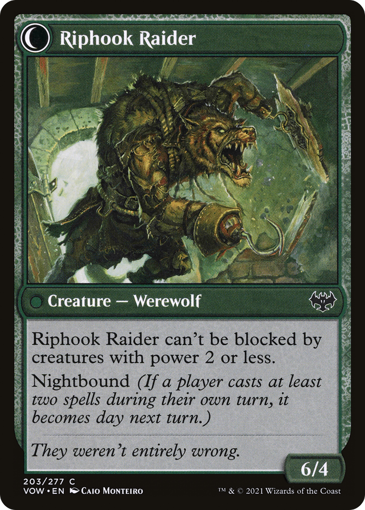 Hookhand Mariner // Riphook Raider (203) [Innistrad: Crimson Vow] foil - Deck Out Gaming