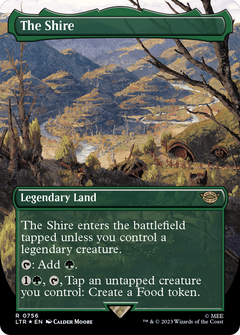 The Shire (Borderless) (Surge Foil) (756) [The Lord of the Rings: Tales of Middle-earth] foil - Deck Out Gaming