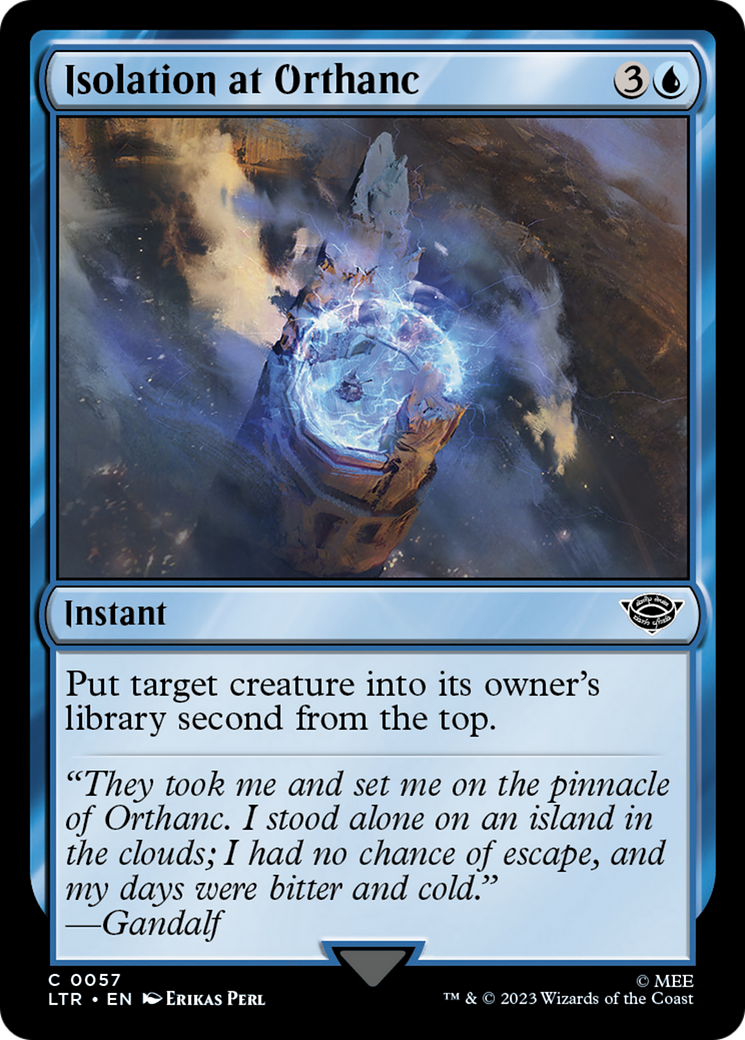 Isolation at Orthanc (57) [The Lord of the Rings: Tales of Middle-earth] - Deck Out Gaming