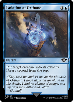 Isolation at Orthanc (57) [The Lord of the Rings: Tales of Middle-earth] foil - Deck Out Gaming