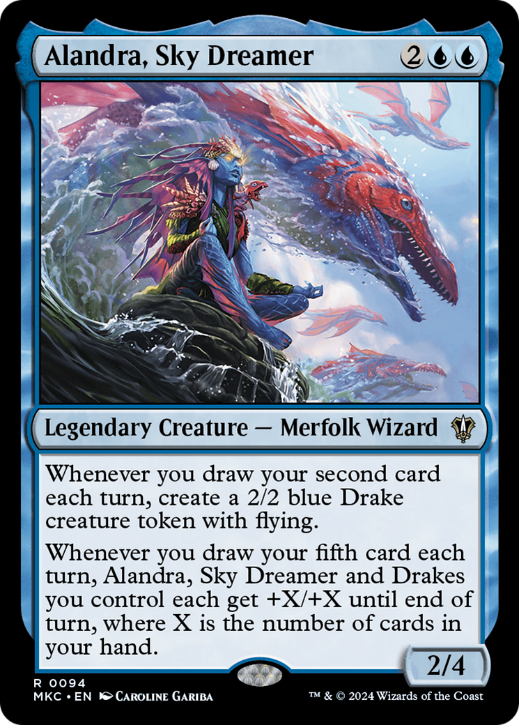 Alandra, Sky Dreamer (94) [Murders at Karlov Manor Commander] - Deck Out Gaming