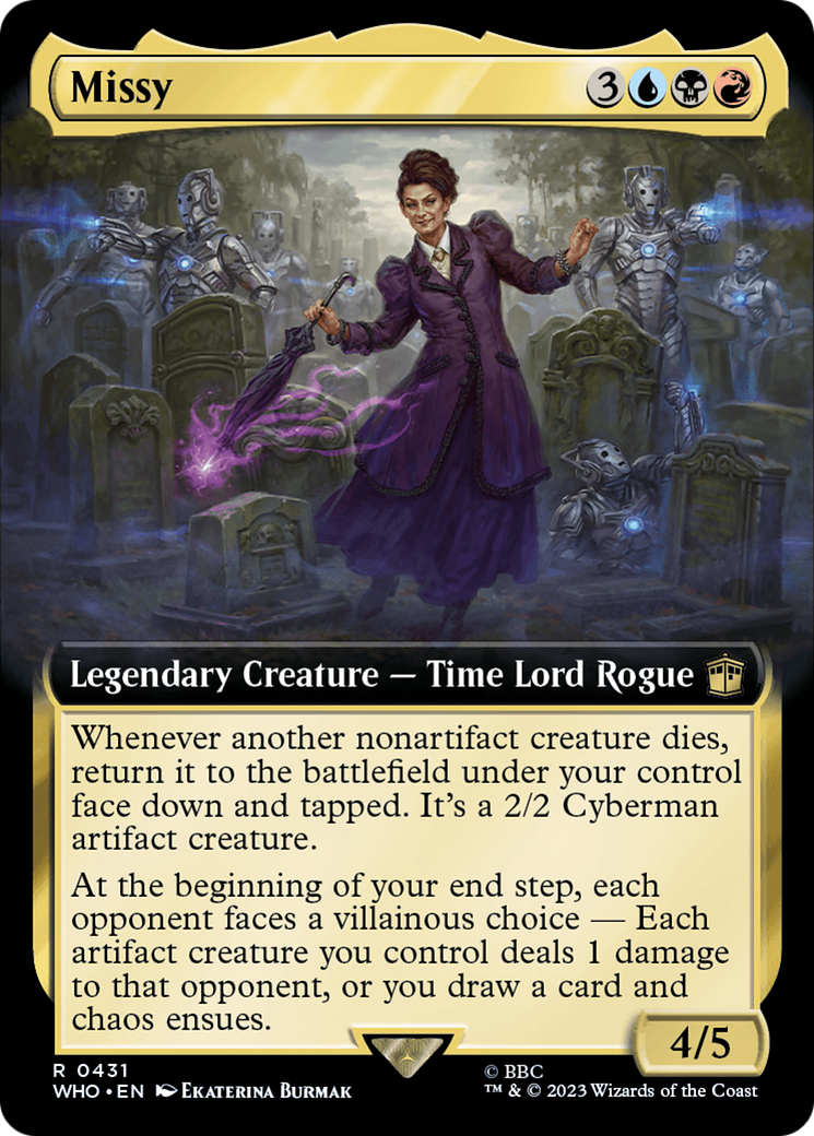 Missy (Extended Art) (431) [Doctor Who] foil - Deck Out Gaming