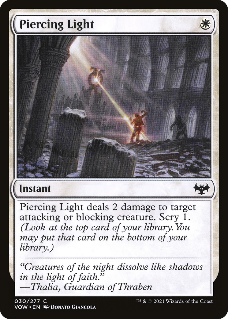 Piercing Light (30) [Innistrad: Crimson Vow] foil - Deck Out Gaming