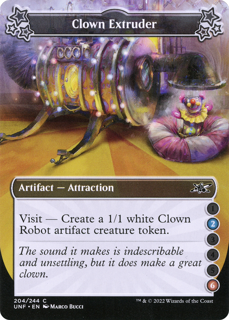 Clown Extruder (2-6) (204) [Unfinity] foil - Deck Out Gaming