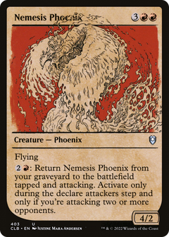 Nemesis Phoenix (Showcase) (403) [Commander Legends: Battle for Baldur's Gate] foil - Deck Out Gaming