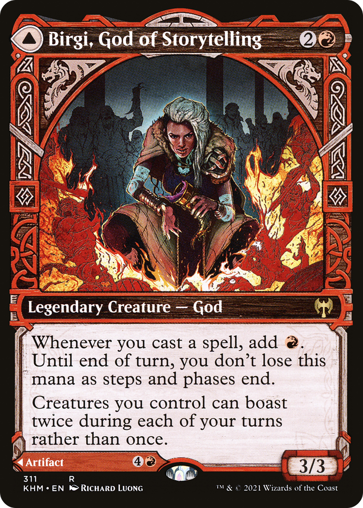 Birgi, God of Storytelling (Showcase) (311) [Kaldheim] - Deck Out Gaming