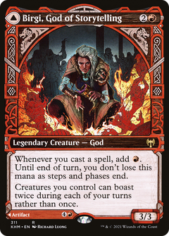 Birgi, God of Storytelling (Showcase) (311) [Kaldheim] - Deck Out Gaming