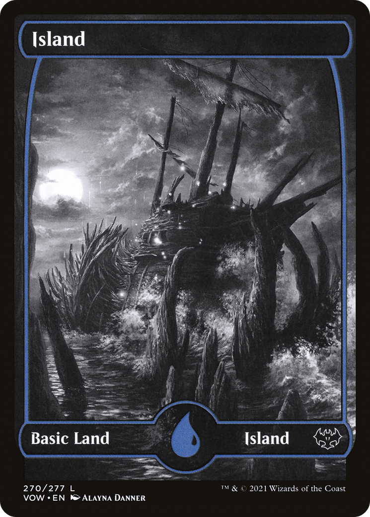 Island (270) [Innistrad: Crimson Vow] foil - Deck Out Gaming