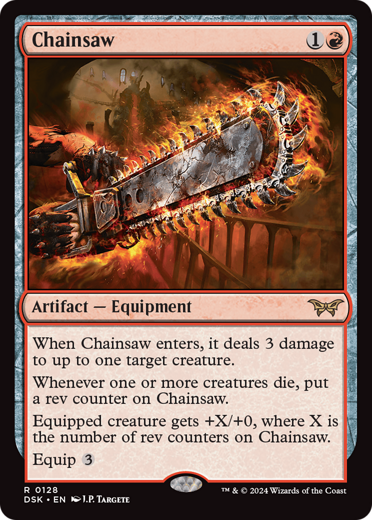 Chainsaw (128) [Duskmourn: House of Horror] - Deck Out Gaming