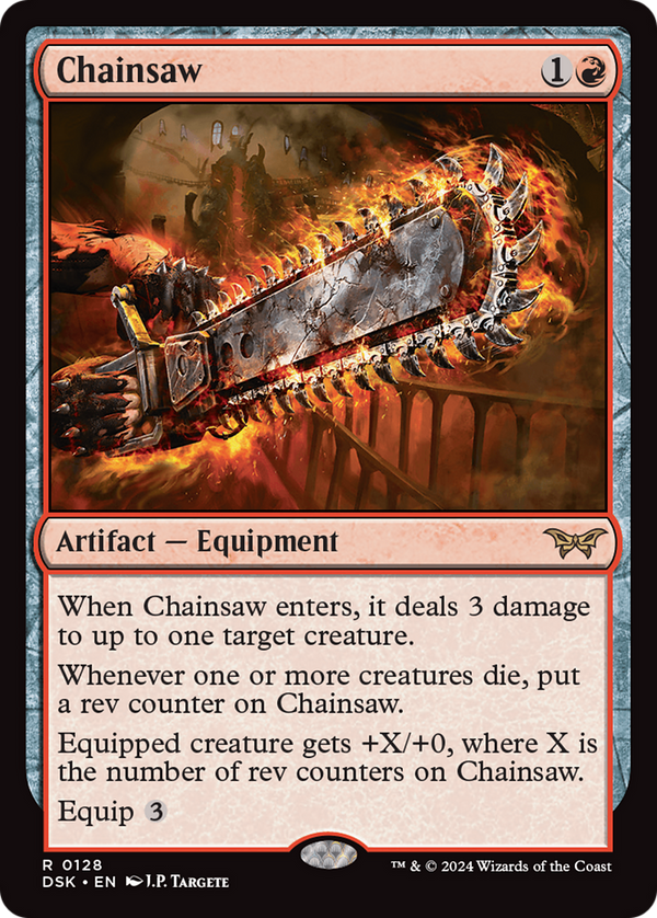 Chainsaw (128) [Duskmourn: House of Horror] foil - Deck Out Gaming
