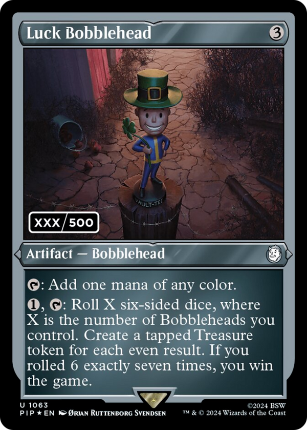 Luck Bobblehead (Serial Numbered) (1063) [Fallout] foil - Deck Out Gaming