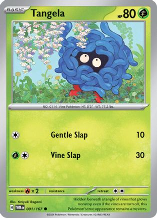 Tangela (1) [SV06: Twilight Masquerade] Reverse Holofoil - Deck Out Gaming