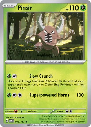 Pinsir (3) [SV06: Twilight Masquerade] - Deck Out Gaming