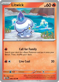 Litwick (36) [SV06: Twilight Masquerade] Reverse Holofoil - Deck Out Gaming