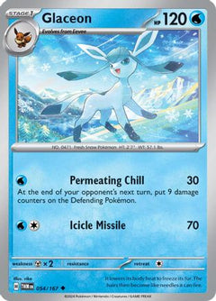 Glaceon (54) [SV06: Twilight Masquerade] Reverse Holofoil - Deck Out Gaming