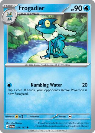 Frogadier (57) [SV06: Twilight Masquerade] Reverse Holofoil - Deck Out Gaming