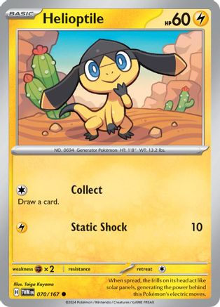 Helioptile (70) [SV06: Twilight Masquerade] Reverse Holofoil - Deck Out Gaming