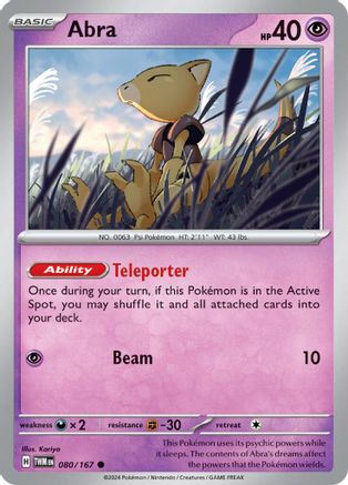 Abra (80) [SV06: Twilight Masquerade] - Deck Out Gaming
