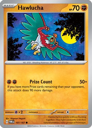 Hawlucha (107) [SV06: Twilight Masquerade] Reverse Holofoil - Deck Out Gaming