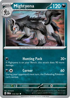 Mightyena (114) [SV06: Twilight Masquerade] - Deck Out Gaming