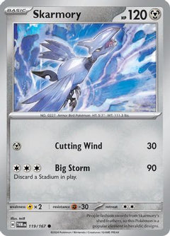 Skarmory (119) [SV06: Twilight Masquerade] Reverse Holofoil - Deck Out Gaming