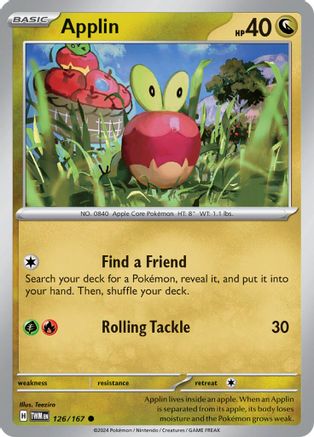 Applin - 126/167 (126) [SV06: Twilight Masquerade] Reverse Holofoil - Deck Out Gaming