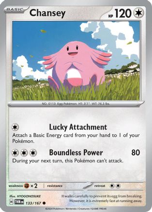 Chansey - 133/167 (133) [SV06: Twilight Masquerade] Reverse Holofoil - Deck Out Gaming