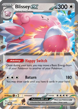Blissey ex - 134/167 (134) [SV06: Twilight Masquerade] Holofoil - Deck Out Gaming