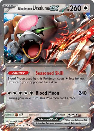 Bloodmoon Ursaluna ex (141) [SV06: Twilight Masquerade] Holofoil - Deck Out Gaming