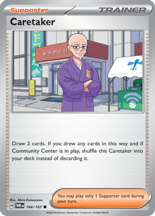 Caretaker - 144/167 (144) [SV06: Twilight Masquerade] Reverse Holofoil - Deck Out Gaming