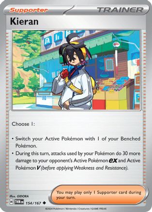 Kieran - 154/167 (154) [SV06: Twilight Masquerade] - Deck Out Gaming