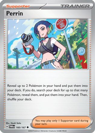 Perrin - 160/167 (160) [SV06: Twilight Masquerade] Reverse Holofoil - Deck Out Gaming