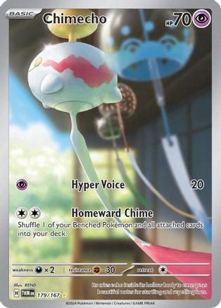 Chimecho - 179/167 (179) [SV06: Twilight Masquerade] Holofoil - Deck Out Gaming