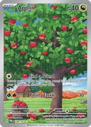Applin - 185/167 (185) [SV06: Twilight Masquerade] Holofoil - Deck Out Gaming
