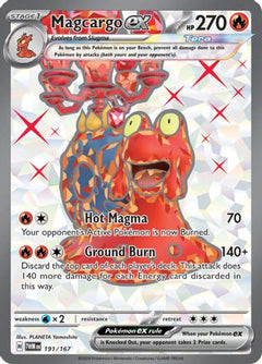 Magcargo ex - 191/167 (191) [SV06: Twilight Masquerade] Holofoil - Deck Out Gaming