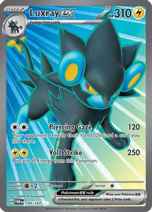 Luxray ex - 195/167 (195) [SV06: Twilight Masquerade] Holofoil - Deck Out Gaming